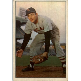1953 Bowman Color #54 Chico Carrasquel