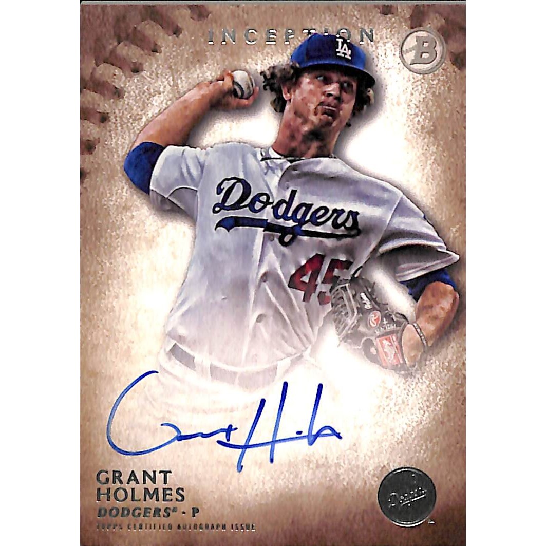 2015 Bowman Inception Prospect Autographs #PAGH Grant Holmes