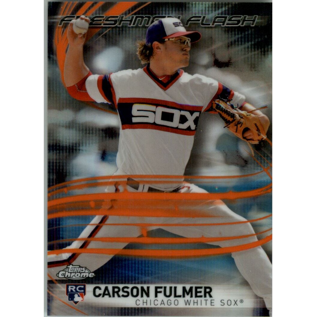 2017 Topps Chrome Freshman Flash Orange Refractors #FF15 Carson Fulmer. rookie card picture