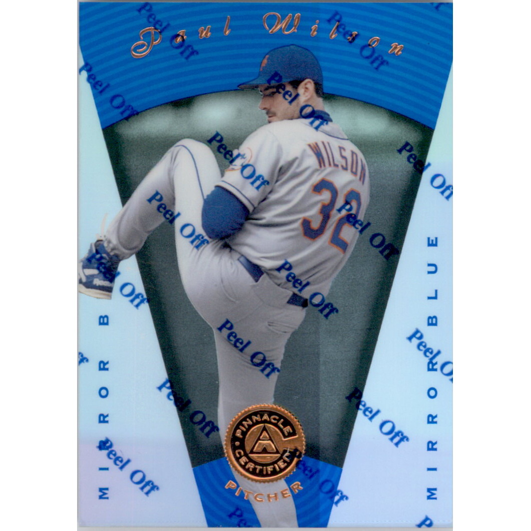 1997 Pinnacle Certified Mirror Blue #96 Paul Wilson 1997 Pinnacle Certified Mirror Blue #96 Paul Wilson