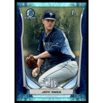 2014 Bowman Chrome Prospects Series 2 Bubble Refractors #BCP76 Jeff Ames