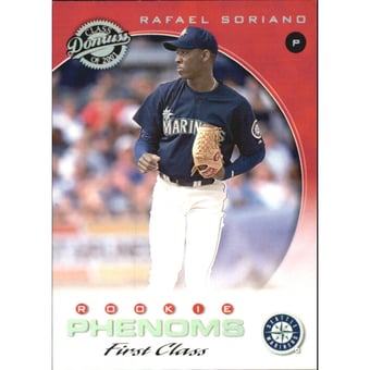 2001 Donruss Class of 2001 First Class #256 Rafael Soriano PH