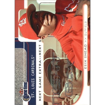 2001 Fleer Game Time Next Game Extra #95 Esix Snead