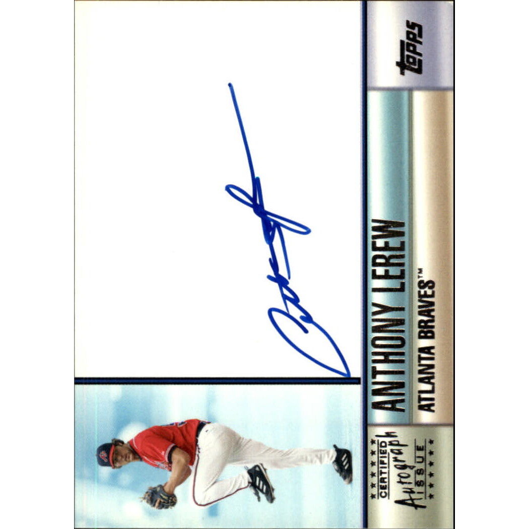 2006 Topps Autographs #AL Anthony Lerew H. rookie card picture