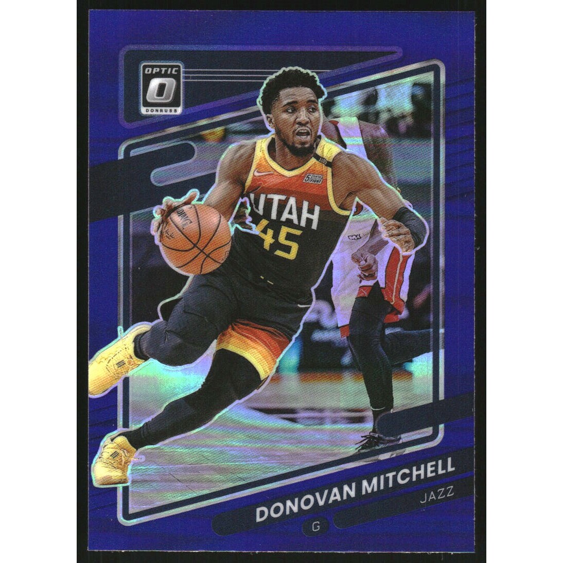 2021-22 Donruss Optic Purple #45 Donovan Mitchell