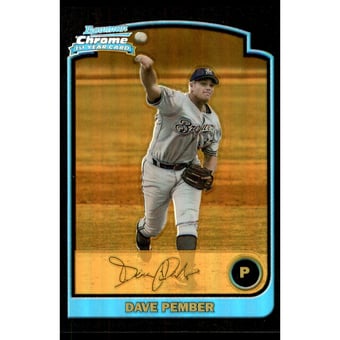 2003 Bowman Chrome Gold Refractors #278 Dave Pember