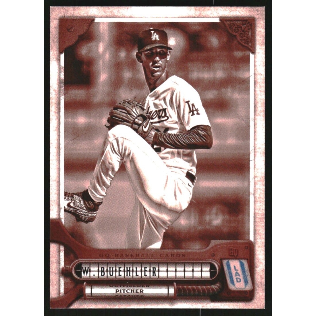 2022 Topps Gypsy Queen Sepia #183 Walker Buehler. rookie card picture