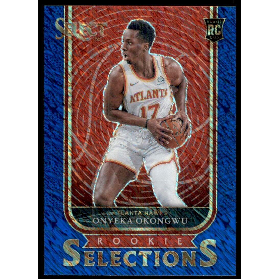 2020-21 Select Rookie Selections Prizms Blue #18 Onyeka Okongwu