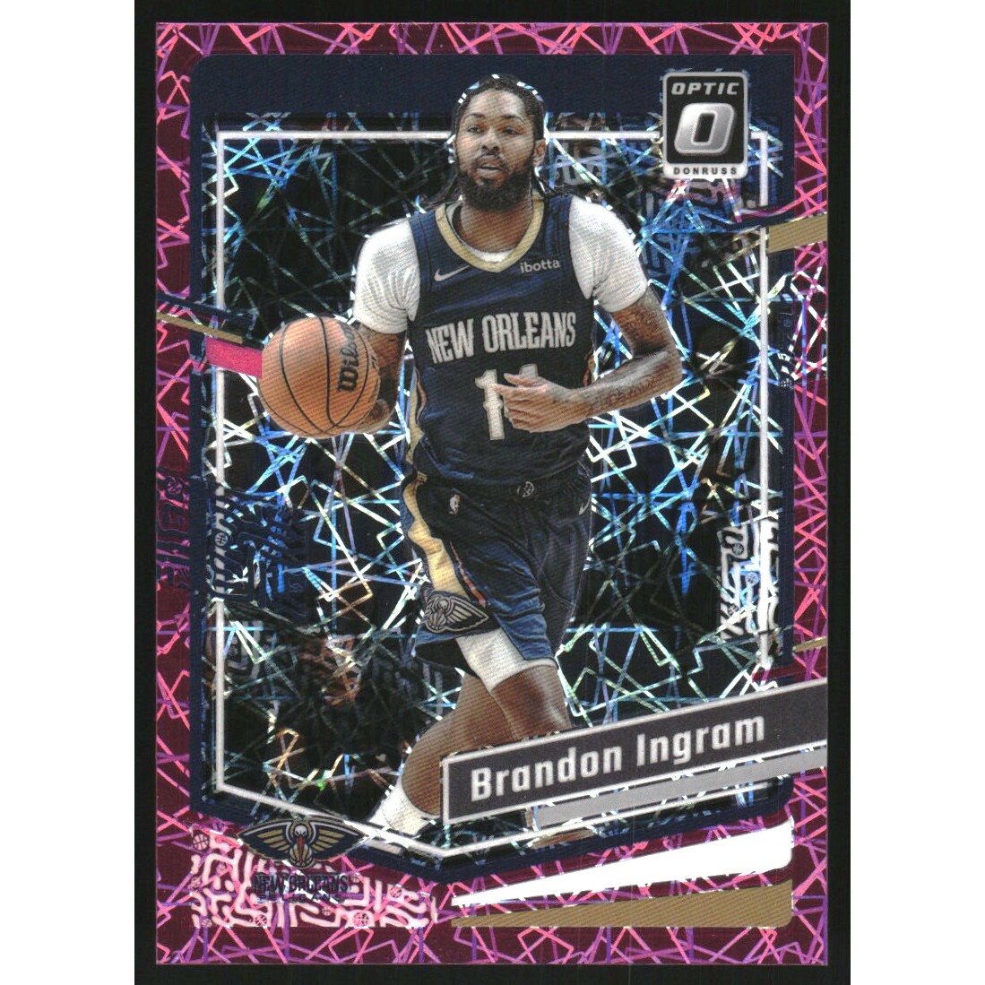 2023-24 Donruss Optic Pink Velocity #7 Brandon Ingram
