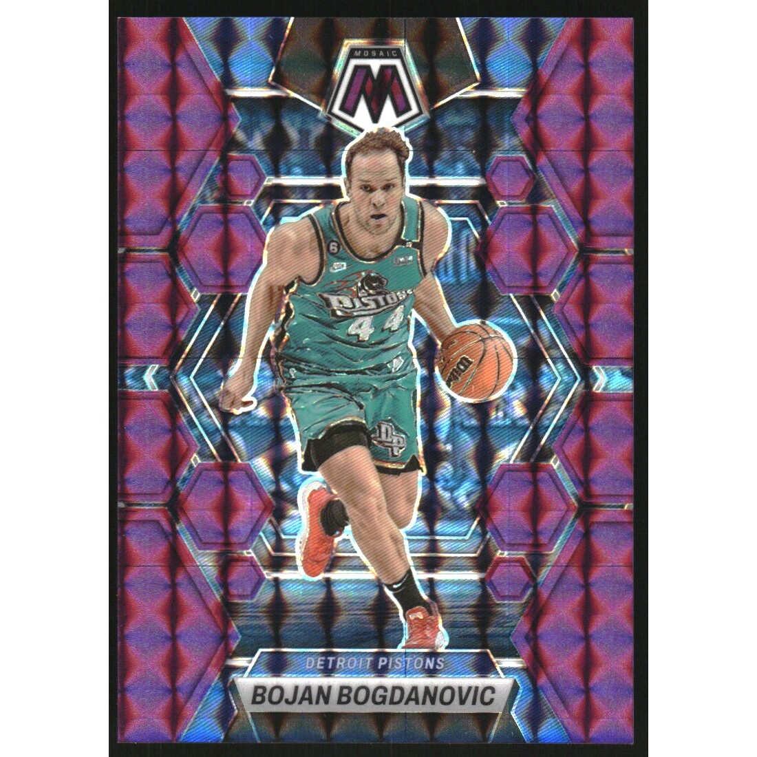 2022-23 Panini Mosaic Mosaic Purple #87 Bojan Bogdanovic 2022-23 Panini Mosaic Mosaic Purple #87 Bojan Bogdanovic