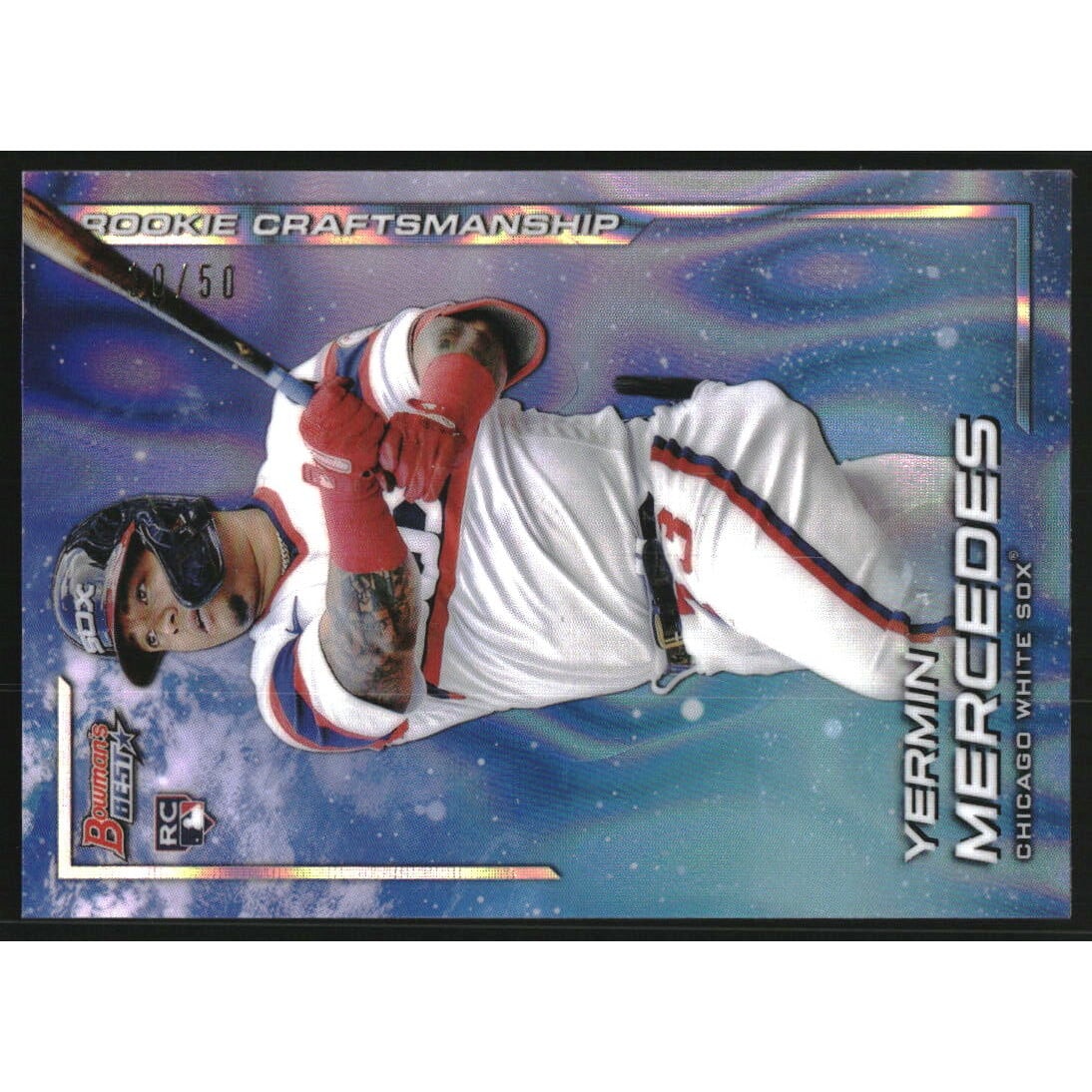 2021 Bowman's Best Rookie Craftsmanship Lava Refractors #RC15 Yermin Mercedes