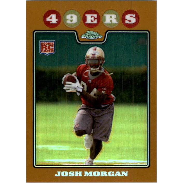 2008 Topps Chrome Gold Refractors #TC213 Josh Morgan