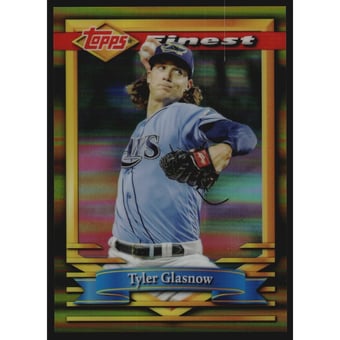 2021 Finest Flashbacks Gold Refractors #183 Tyler Glasnow