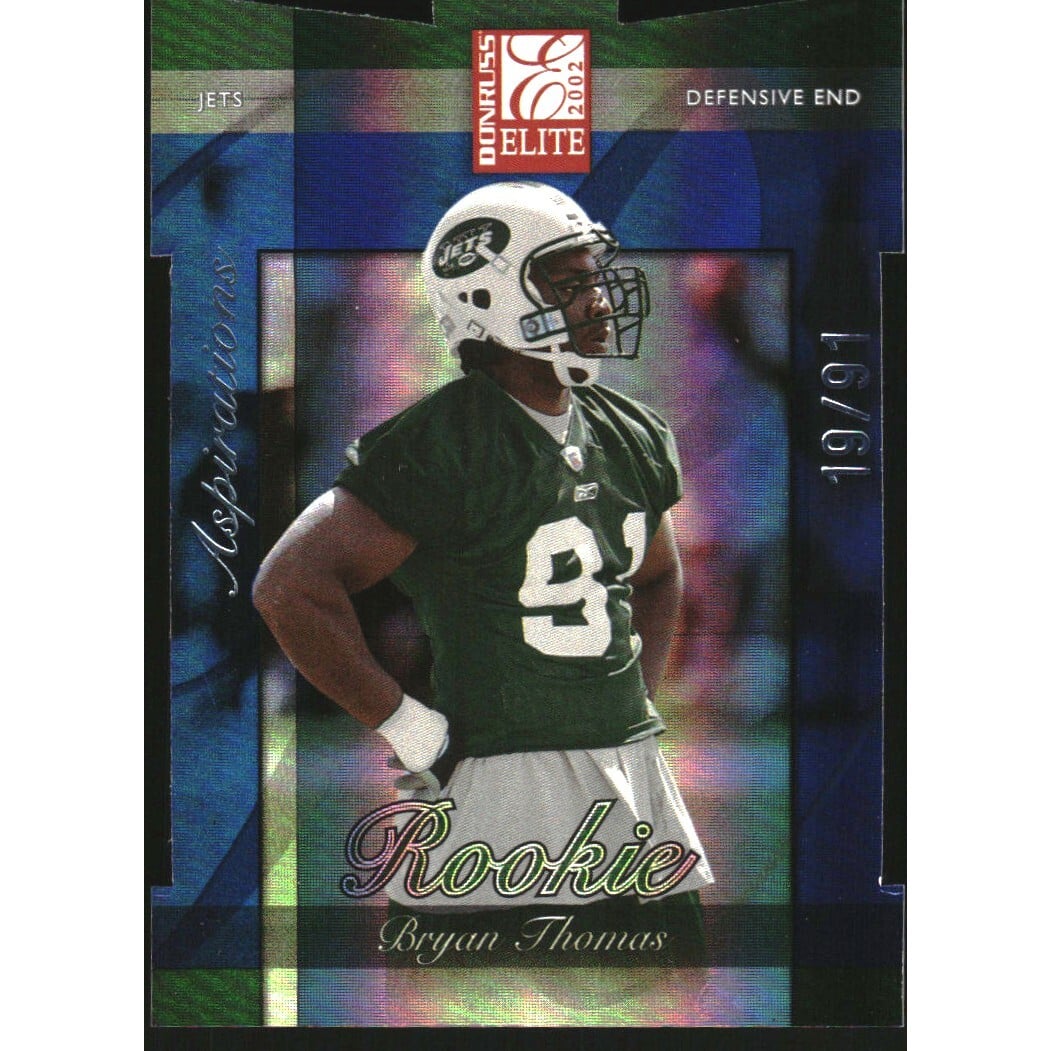 2002 Donruss Elite Aspirations #157 Bryan Thomas/91. rookie card picture