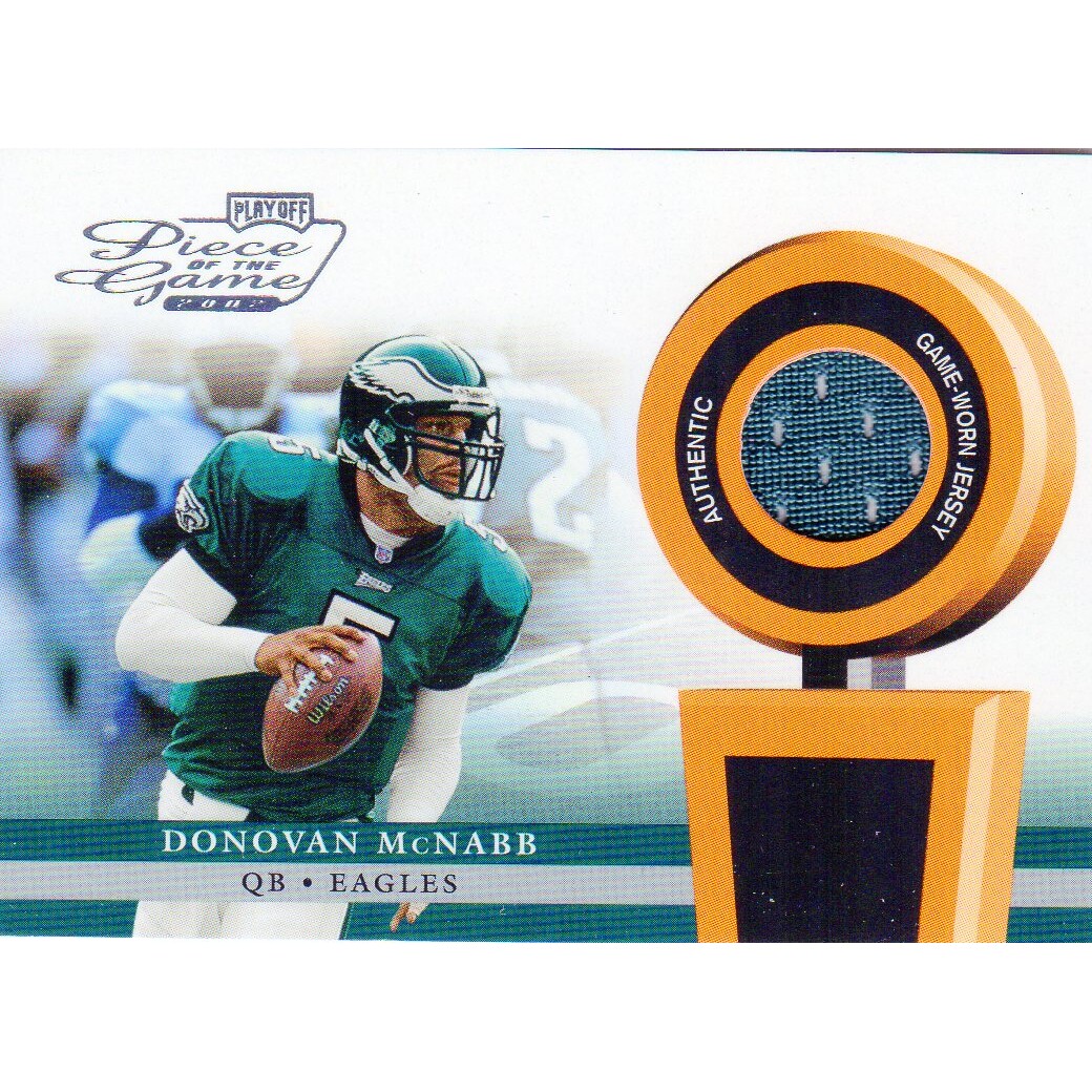 2002 Playoff Piece of the Game Materials #16J Donovan McNabb JSY
