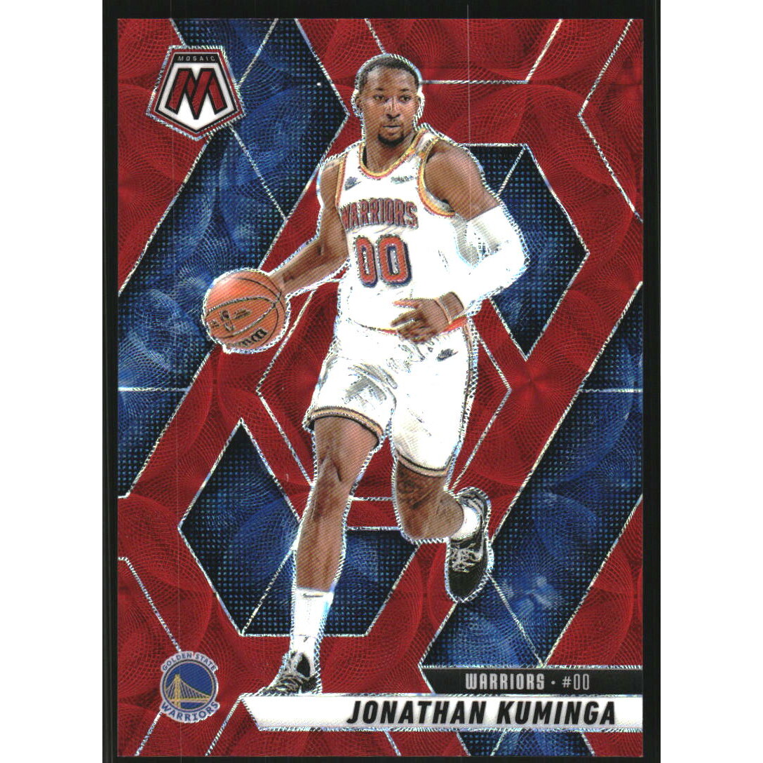 2024-25 Panini Mosaic Mosaic International Red #193 Jonathan Kuminga