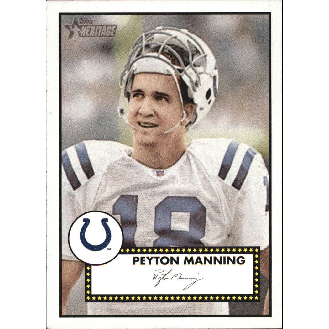 2006 Topps Heritage #311 Peyton Manning SP. rookie card picture