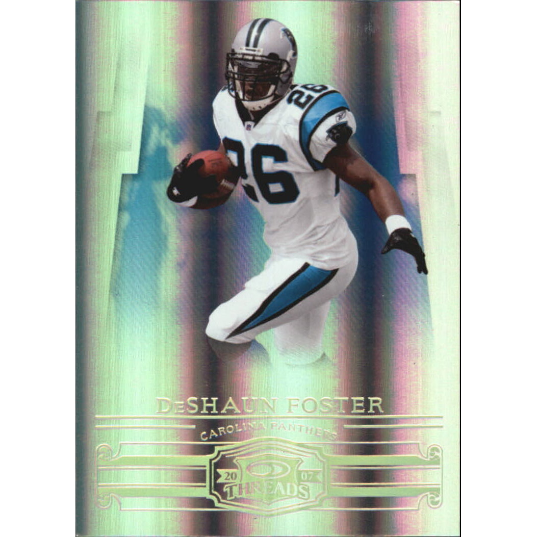2007 Donruss Threads Gold Holofoil #66 DeShaun Foster