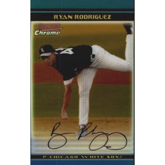 2002 Bowman Chrome Draft Gold Refractors #95 Ryan Rodriguez