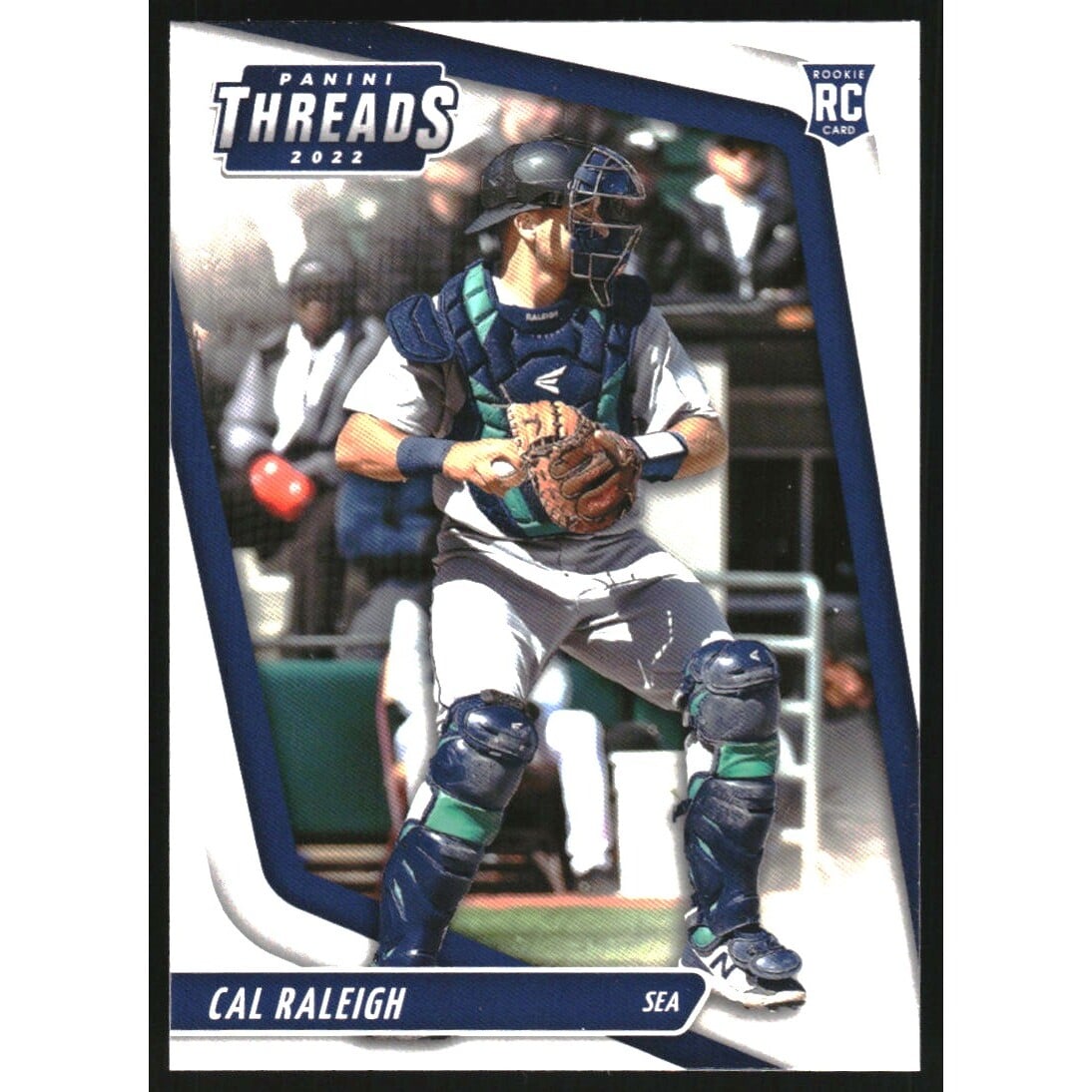 2022 Panini Chronicles Threads #11 Cal Raleigh. rookie card picture