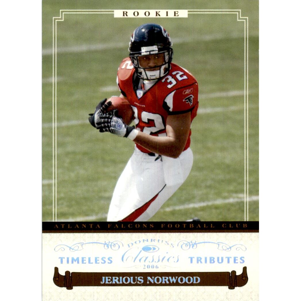 2006 Donruss Classics Timeless Tributes Silver #117 Jerious Norwood. rookie card picture