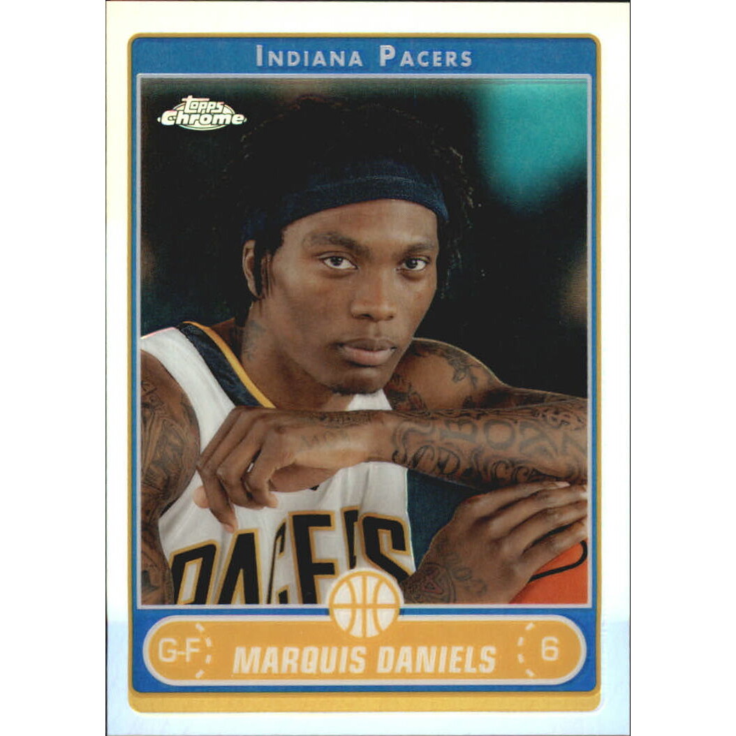 2006-07 Topps Chrome Refractors #116 Marquis Daniels 2006-07 Topps Chrome Refractors #116 Marquis Daniels