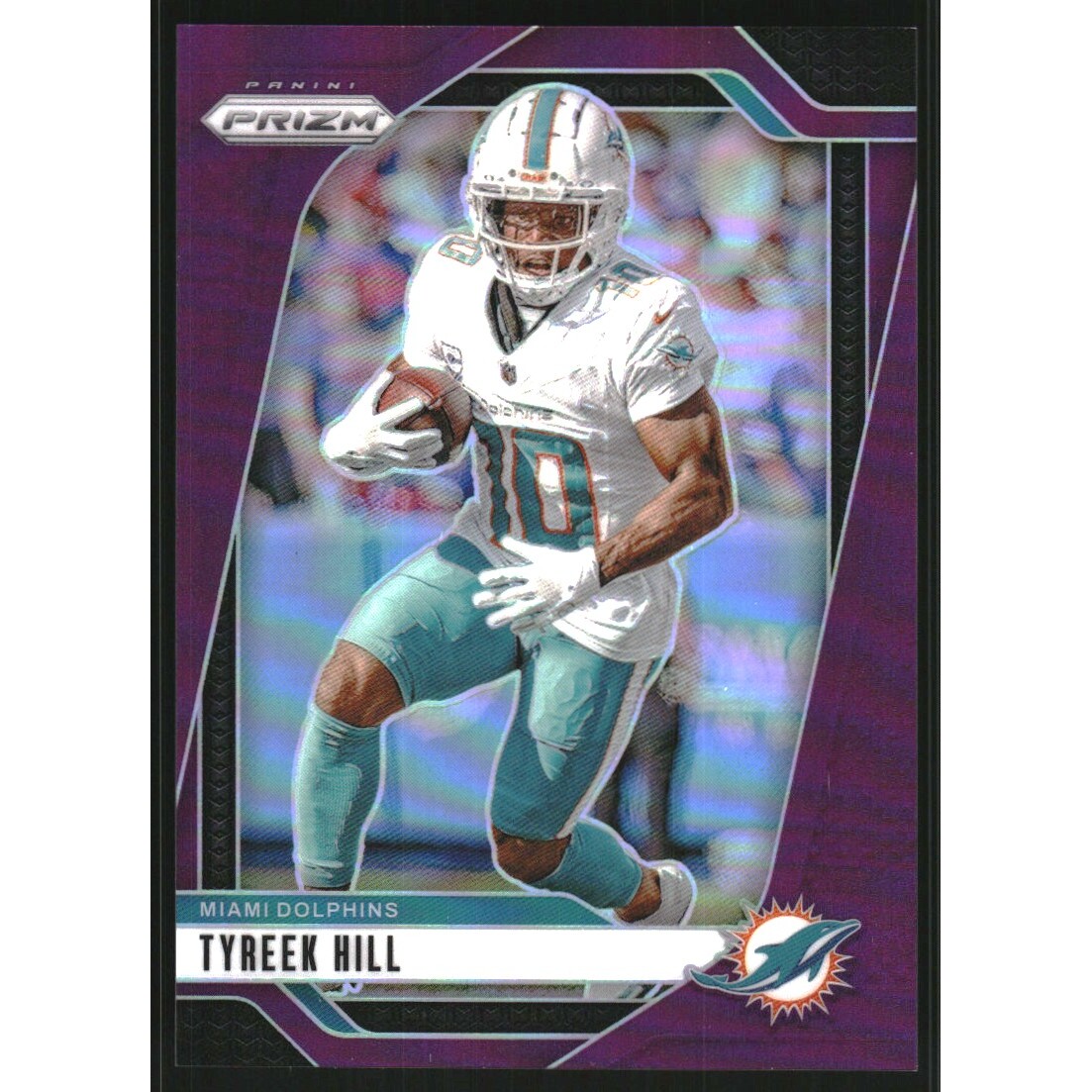 2024 Panini Prizm Prizms Purple #177 Tyreek Hill