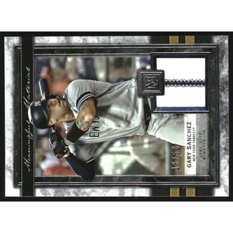 2020 Topps Museum Collection Meaningful Material Relics #MMRGSA1 Gary Sanchez