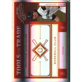2004 Absolute Memorabilia Tools of the Trade Red Spectrum #TT119 Randy Johnson M's