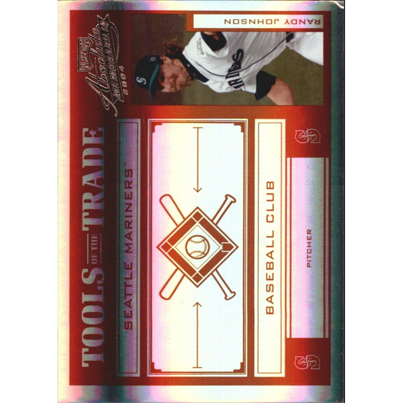 2004 Absolute Memorabilia Tools of the Trade Red Spectrum #TT119 Randy Johnson M's