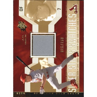 2002 SPx SuperStars Swatches Gold #182 J.D. Drew