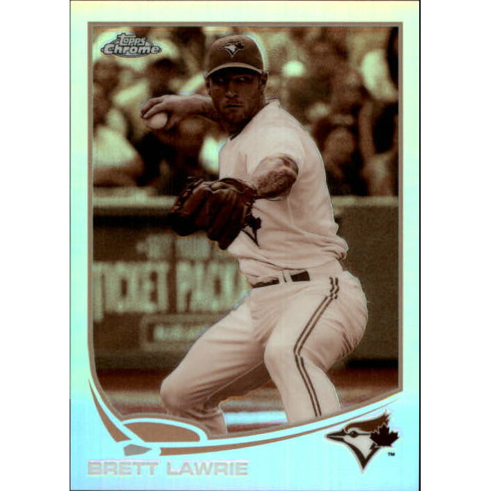2013 Topps Chrome Sepia Refractors #54 Brett Lawrie. rookie card picture