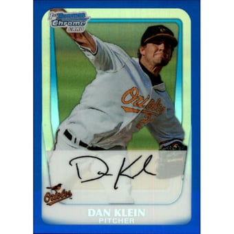 2011 Bowman Chrome Prospects Blue Refractors #BCP67 Dan Klein
