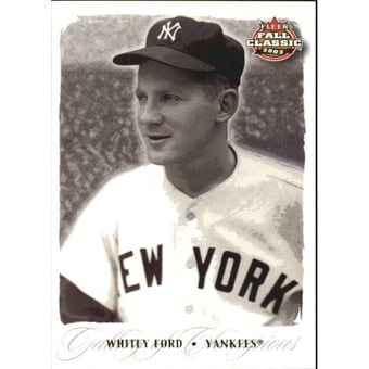 2003 Fleer Fall Classics Championship Gold #87 Whitey Ford GC