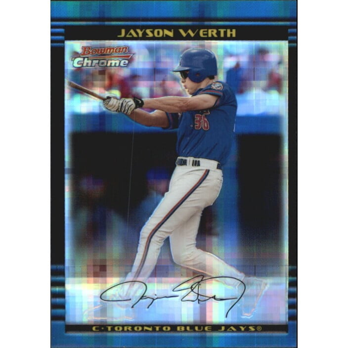 2002 Bowman Chrome X-Fractors #151 Jayson Werth