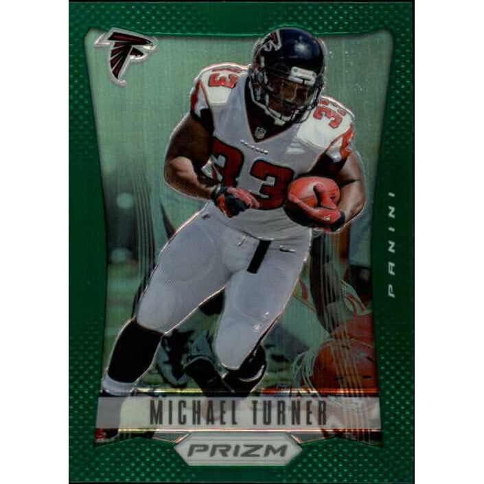 2012 Panini Prizm Prizms Green #9 Michael Turner. rookie card picture