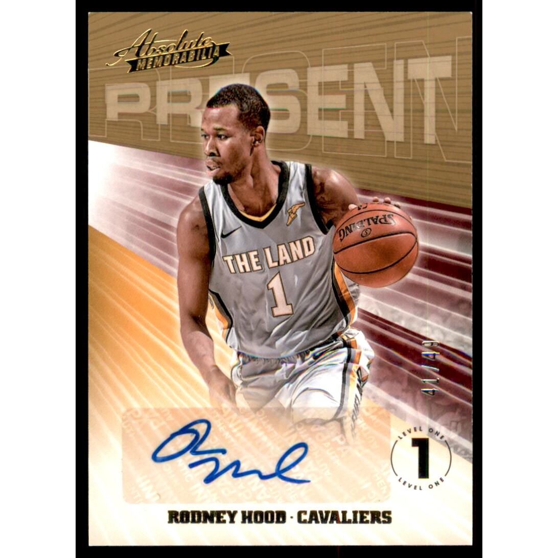 2018-19 Absolute Memorabilia Present Autographs #2 Rodney Hood/49 2018-19 Absolute Memorabilia Present Autographs #2 Rodney Hood/49