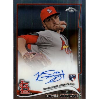 2014 Topps Chrome Rookie Autographs #81 Kevin Siegrist