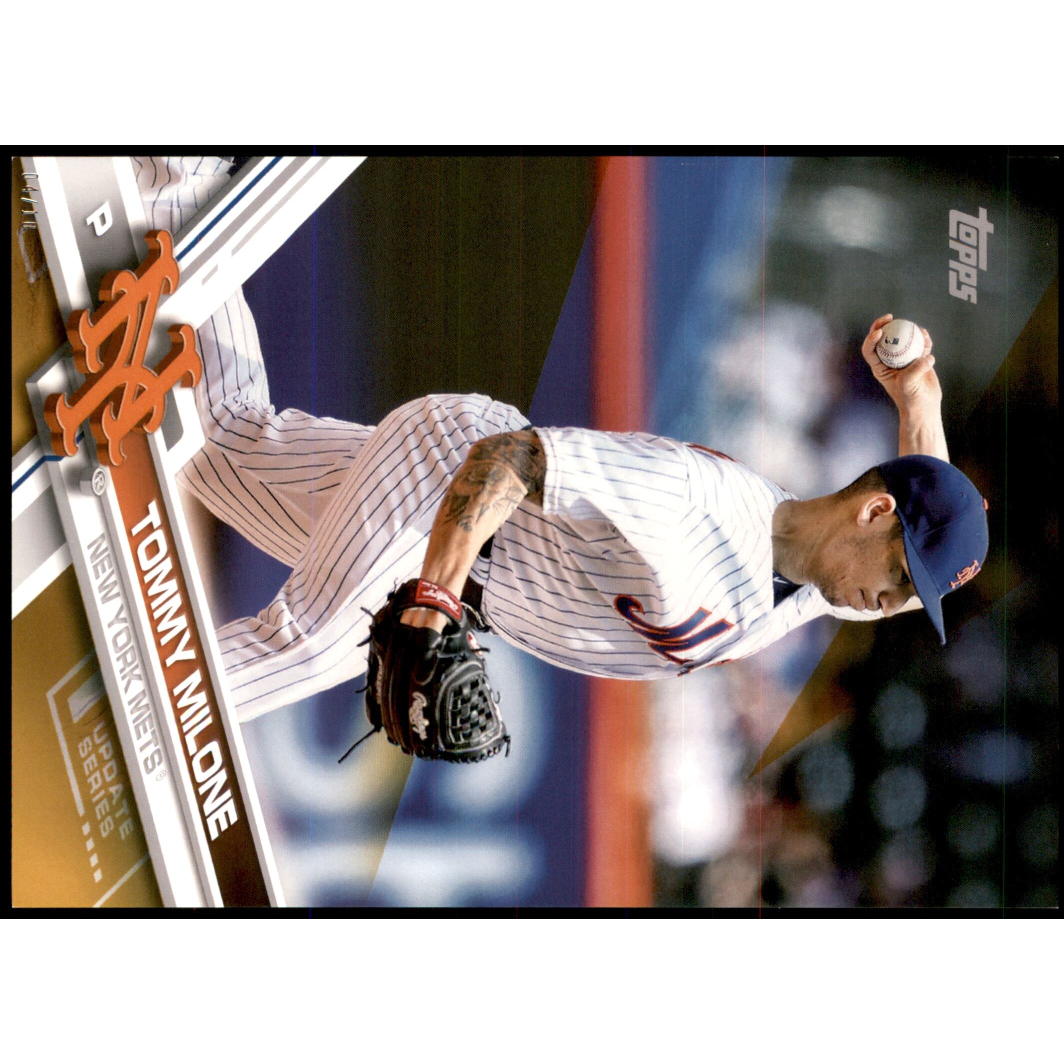 2017 Topps Update 5x7 Gold #US85 Tommy Milone. rookie card picture
