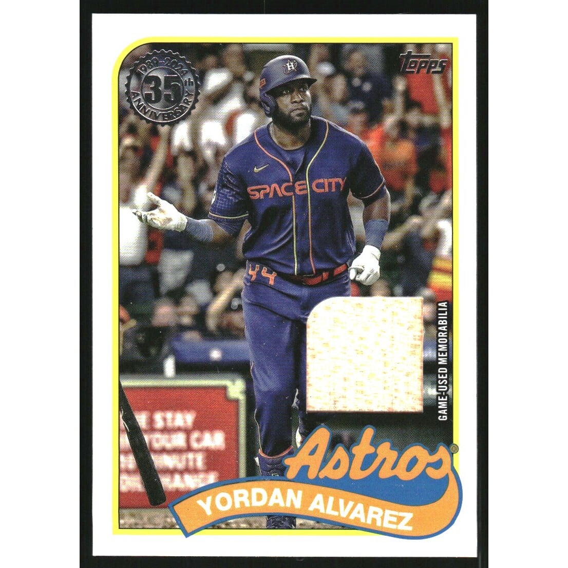 2024 Topps '89 Topps Relics #89BRYA Yordan Alvarez