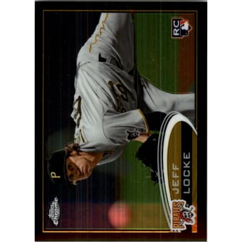 2012 Topps Chrome Black Refractors #176 Jeff Locke