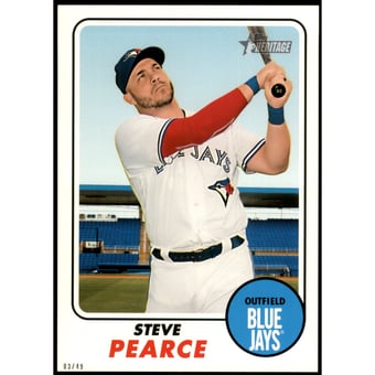 2017 Topps Heritage 5x7 #553 Steve Pearce