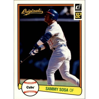 2002 Donruss Originals Aqueous #74 Sammy Sosa 82