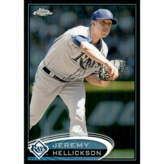 2012 Topps Chrome Black Refractors #37 Jeremy Hellickson