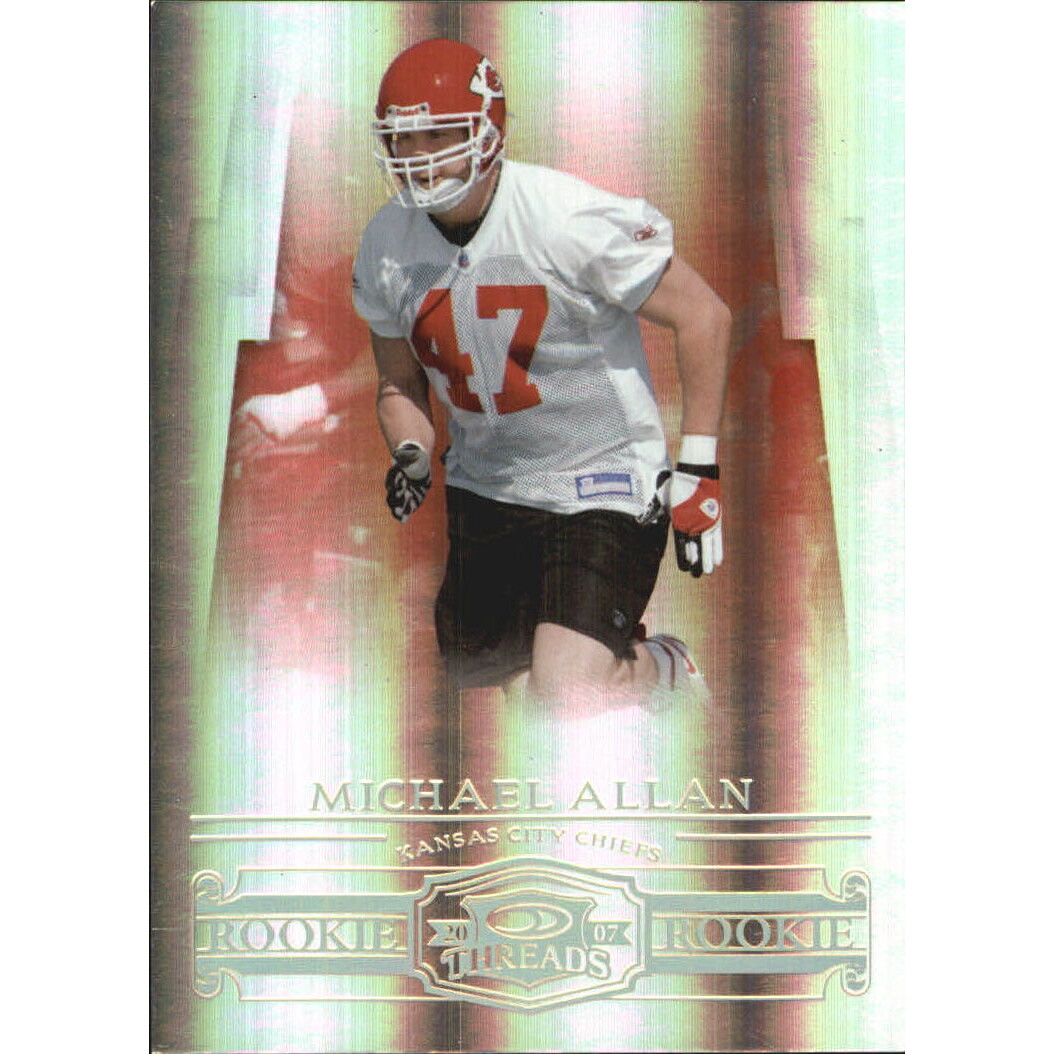 2007 Donruss Threads Gold Holofoil #152 Michael Allan