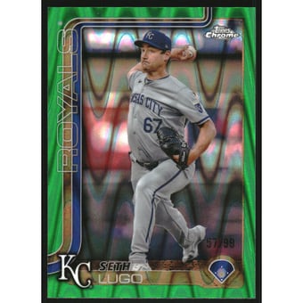 2025 Topps Chrome Green RayWave Refractors #94 Seth Lugo