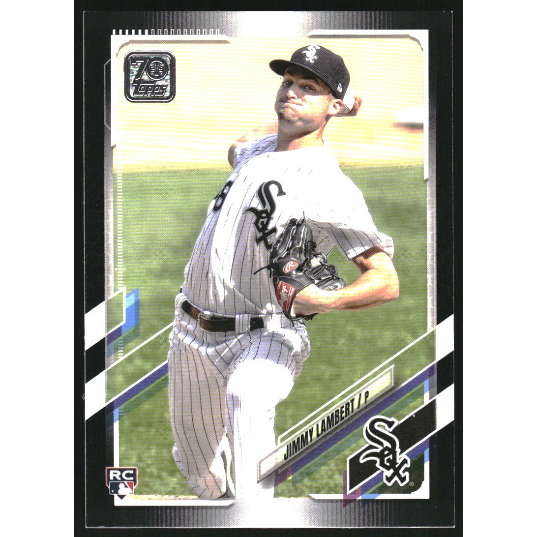 2021 Topps Update Black #US293 Jimmy Lambert. rookie card picture