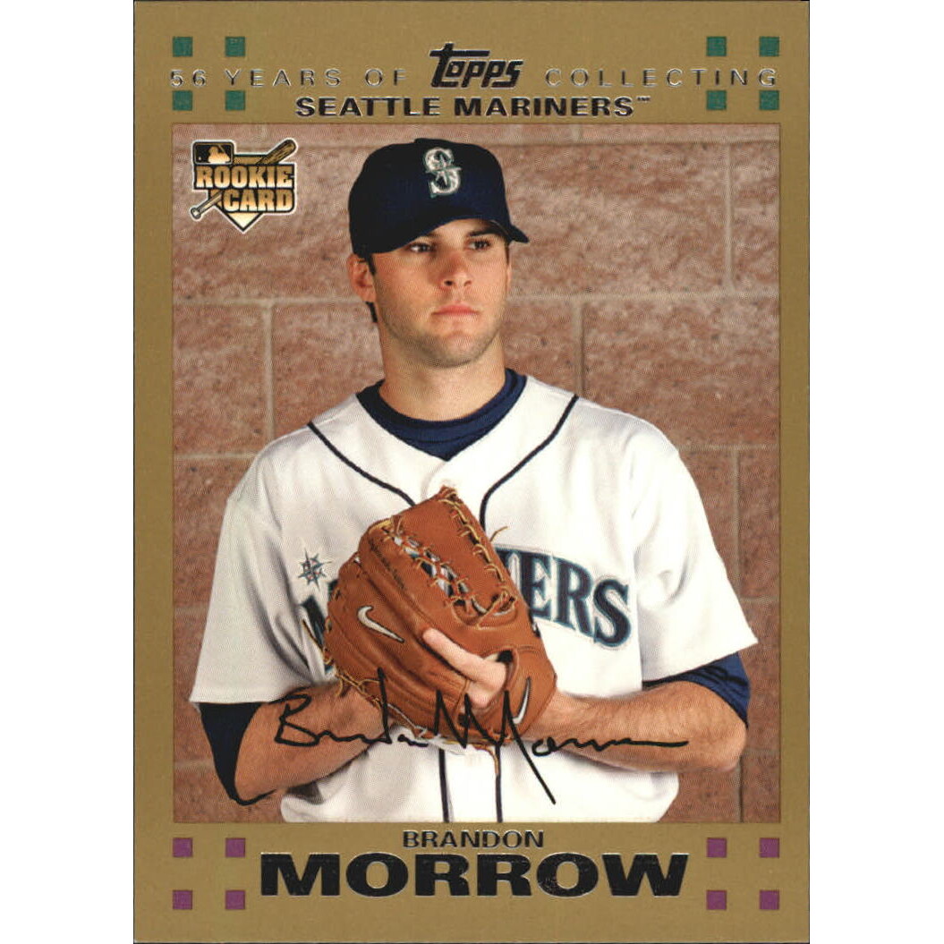 2007 Topps Gold #433 Brandon Morrow. rookie card picture