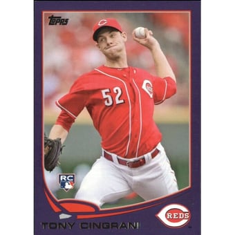 2013 Topps Toys R Us Purple Border #142 Tony Cingrani