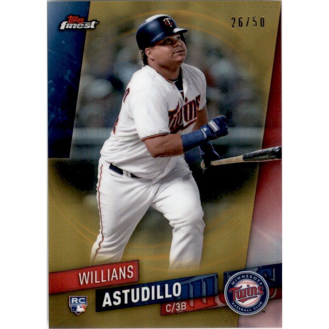 2019 Finest Gold Refractors #99 Willians Astudillo